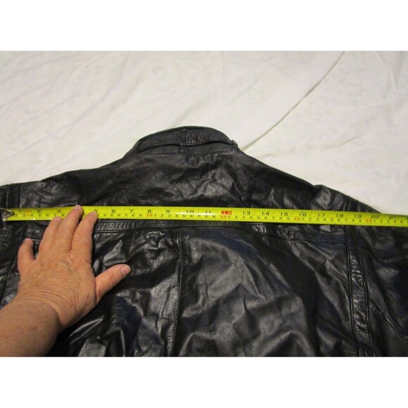 Vtg 80s Star Gear Soft Leather Motorcycle Jacket - Picture 7 of 8